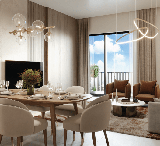 Sunvale Al Furjan 2.5 bedroom apartment interior layout